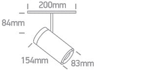 42114C/W/V: 30W CCT Variable LED spot for magnetic profiles.  Suitable for MINI, MIDI, MAXI and P&P magnetic profiles.  . .