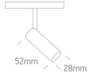 3W spot for magnetic track