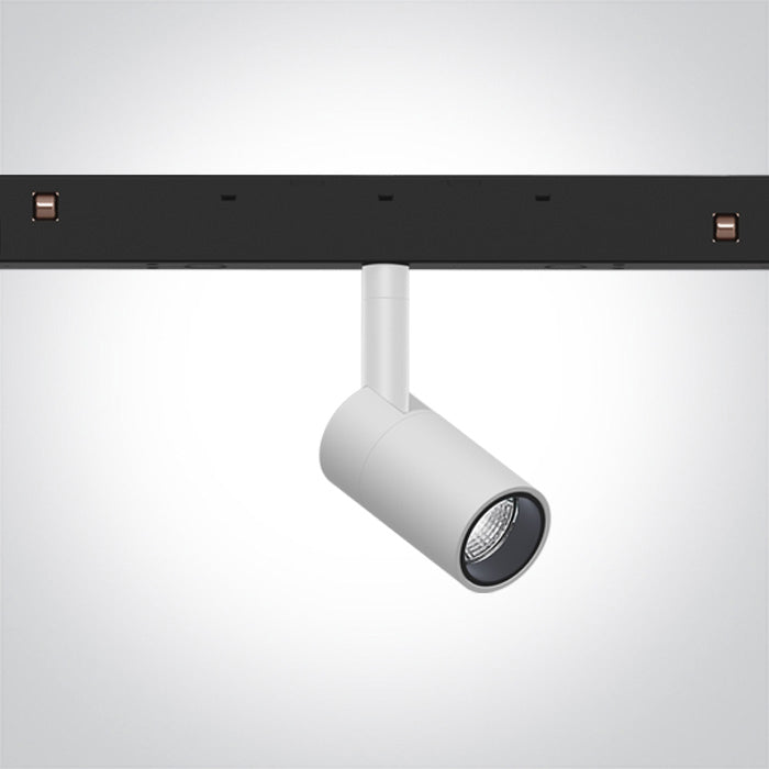 42122A/W/V: 5W CCT Variable LED spot for magnetic profiles.  Suitable for MINI and P&P magnetic profiles.  ..