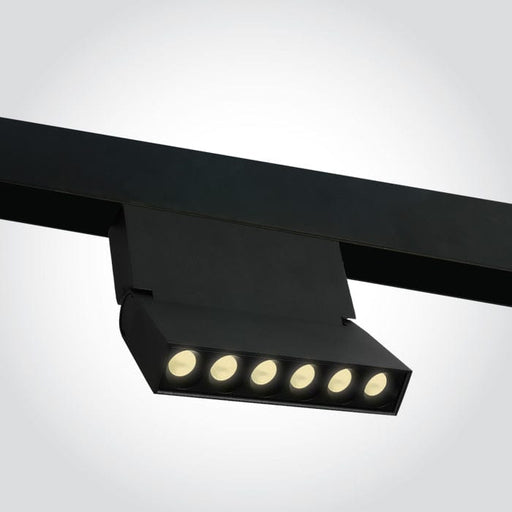 LED linear magnetic track light