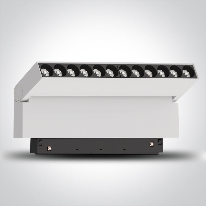 42124BA/W/V WHITE 20W CCTV 48V IP20 ADJUSTABLE MINI/MIDI