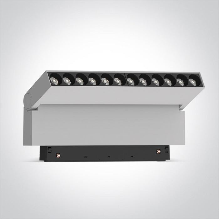 42124BA/W/V: 20W CCT Variable LED Linear light for magnetic profiles.  Suitable for MINI and MIDI magnetic profiles.  Adjustable 1 direction in the MIDI profile. Adjustable 2 directions in the MINI profile.  . .