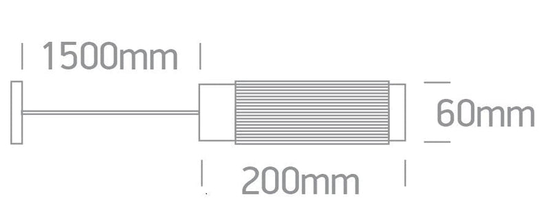 Pendant light for magnetic track