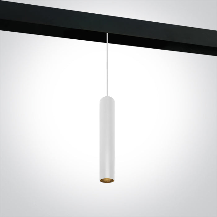 42130BL/W/V: 9W DALI DT8 CCT Tunable suspended LED fitting for magnetic profiles.  Suitable for MINI, MIDI, MAXI and P&P magnetic profiles.  ..