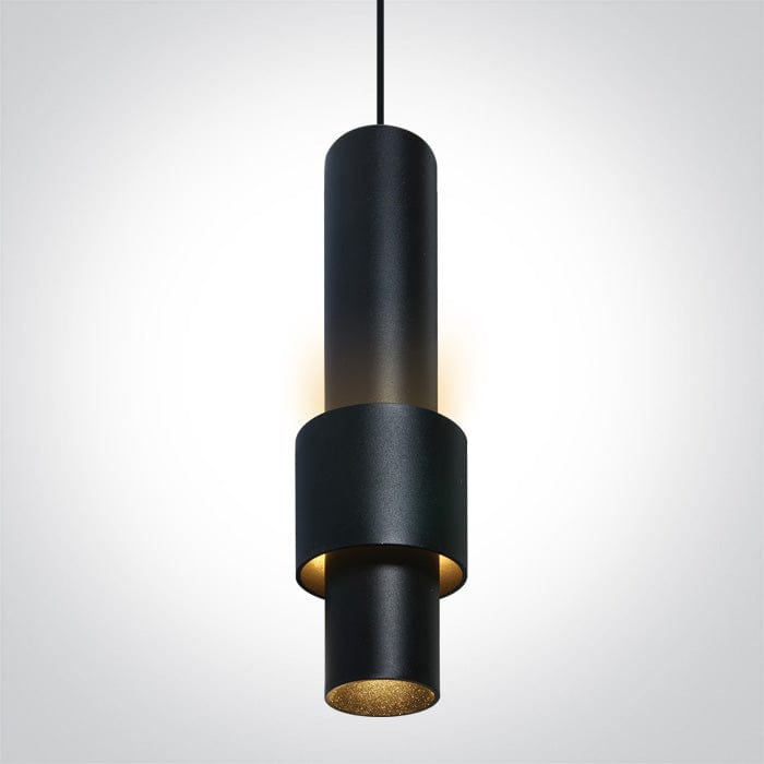 DALI Pendant light for magnetic track with removable tube. One Light. 42132L/B/W