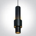 DALI Pendant light for magnetic track with removable tube. One Light. 42132L/B/W