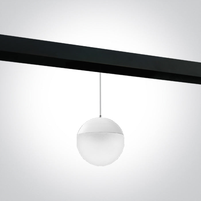 42136/W/V: 10W CCT Variable suspended LED fitting for magnetic profiles.  Suitable for MINI, MIDI, MAXI and P&P magnetic profiles.  ..