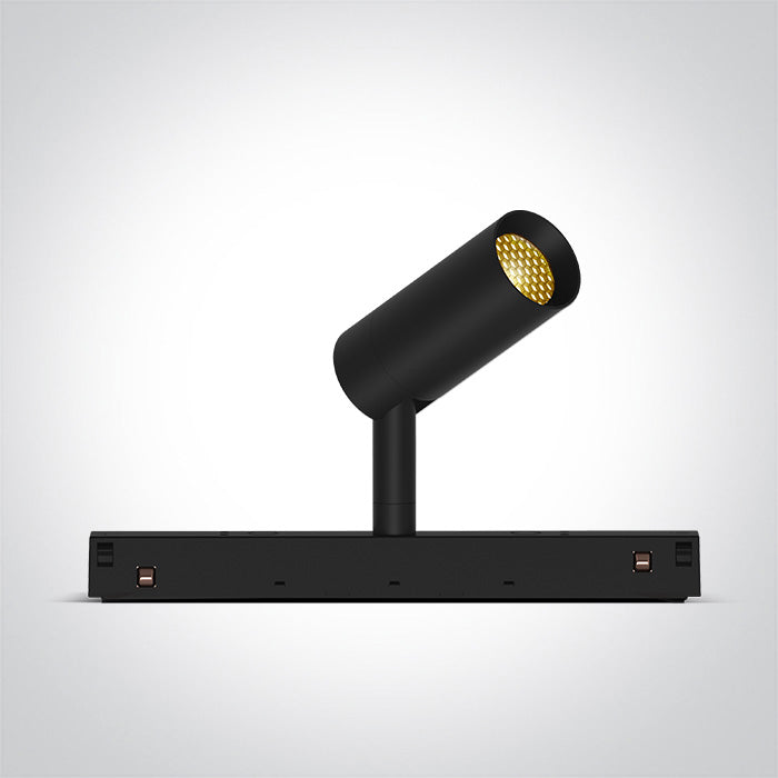 42138/B/V: 7W CCT Variable LED spot with honeycomb for magnetic profiles.  Suitable for MINI, MIDI, MAXI and P&P magnetic profiles.  ..