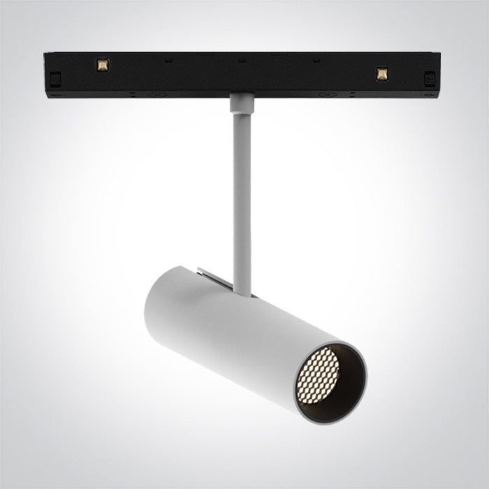 42144L/W/V: 10W DALI DT8 CCT Tunable LED spot with honeycomb for magnetic profiles.  Suitable for MINI, MIDI, MAXI and P&P magnetic profiles.  ..