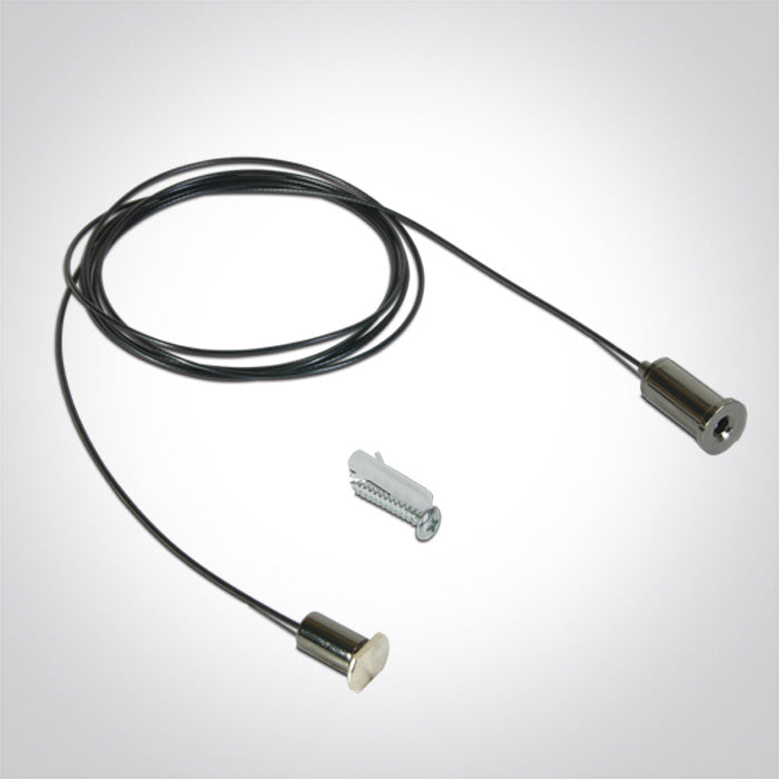 43004FM/B: 2M Black Suspension for Flat Magnetic Profile.  .