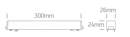 43006FA/B: 90W 48V DC constant voltage driver for FLAT magnetic track, IP20.  .  .