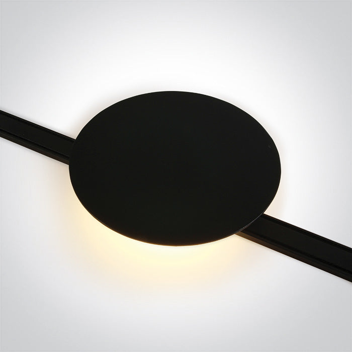 43112F/B/V: 9W Black CCT Variable LED.  Suitable for FLAT magnetic track.  ..