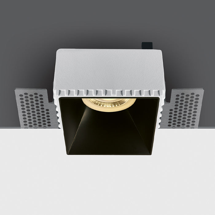 50105RM WHITE GU10 10W TRIMLESS DARK LIGHT WITHOUT REFLECTOR