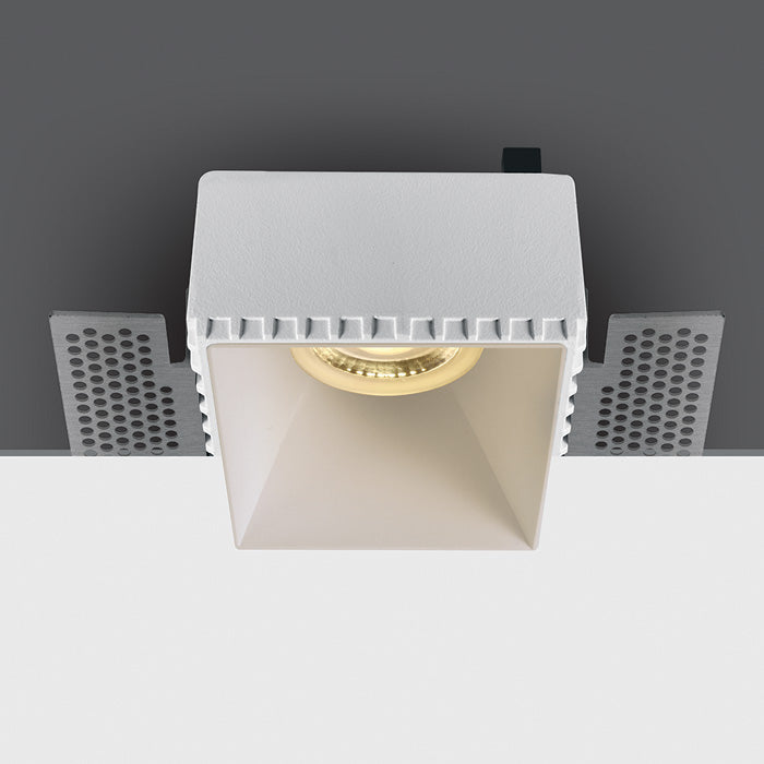 50105RM WHITE GU10 10W TRIMLESS DARK LIGHT WITHOUT REFLECTOR
