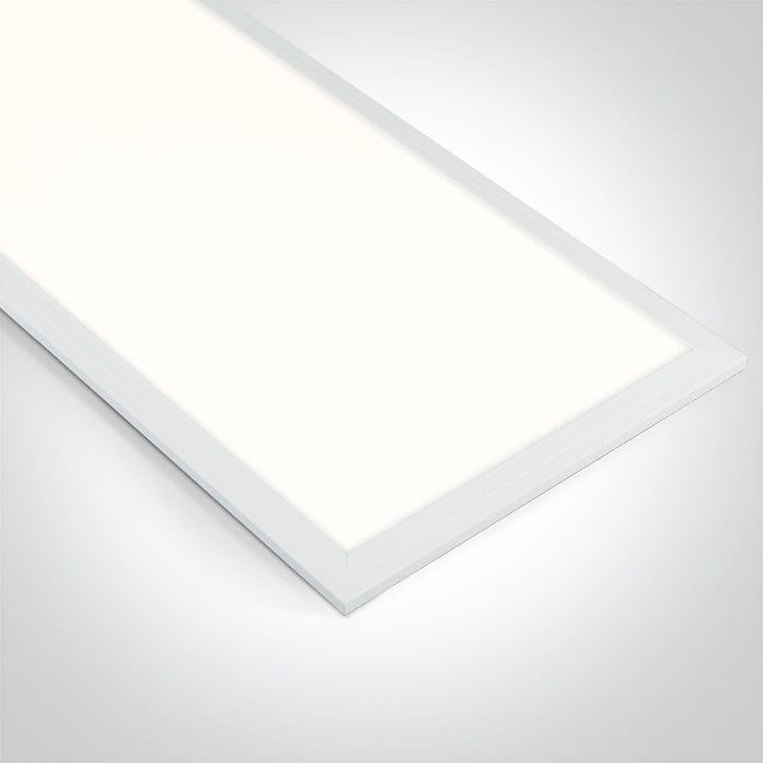 White 30x120 recessed backlit LED panel for T- 50140BR/W/C