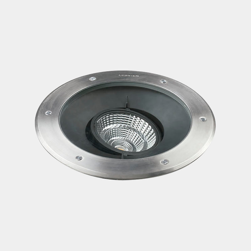 Gea Cob ø300mm DRY® Recessed Uplight | 40.3W 3000K CRI80 DALI-2 / Push | AISI 316 stainless steel | 55-E160-CA-CL