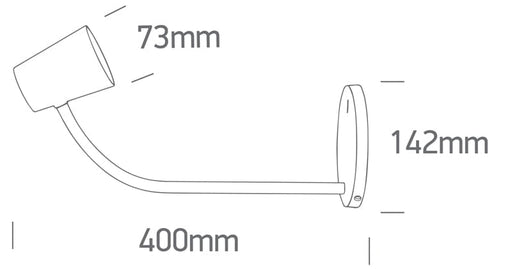 5W 3-step dimmable table lamp with touch switch on base