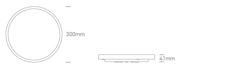 62002A/W/V WHITE PLAFO 22W+3W BACKLIT CCTV IP20 230V