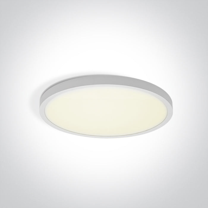 WHITE Ceiling 18W CCTV IP20 230V One Light 62006/W/V