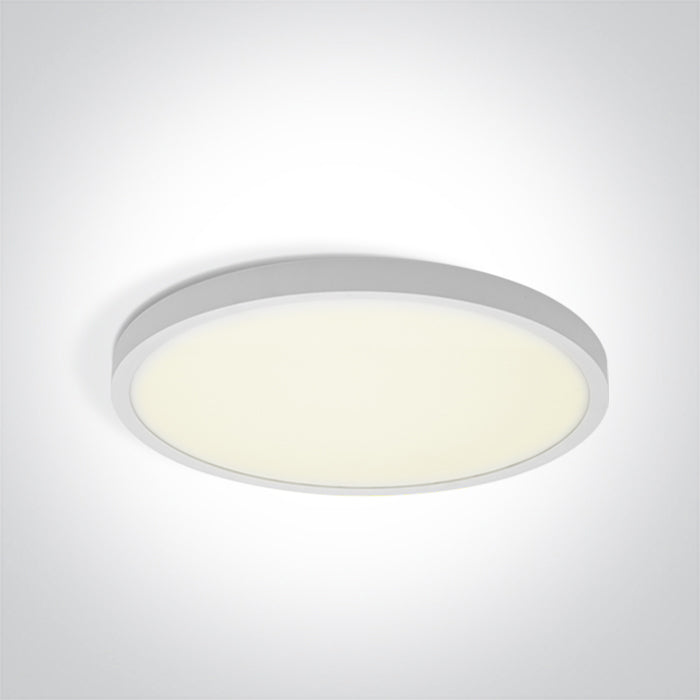 WHITE Ceiling 24W CCTV IP20 230V One Light 62006A/W/V