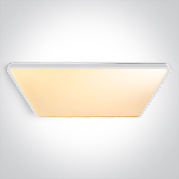 62020PU/W/V WHITE PLAFO RECTANGULAR 60W CCTV UGR19 230V