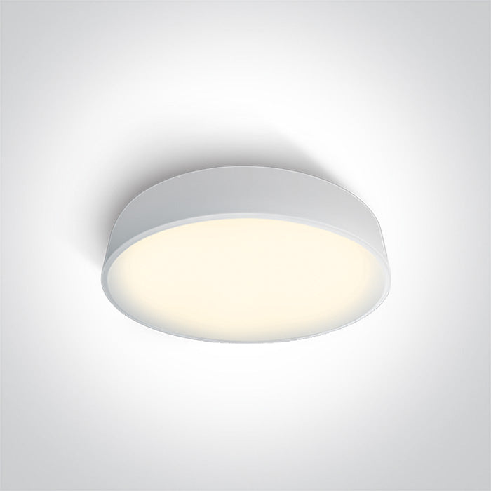 62125D/W/V: 25W CCT Variable White LED Ceiling light, IP20.  Supplied with non-dimmable LED driver.  . .