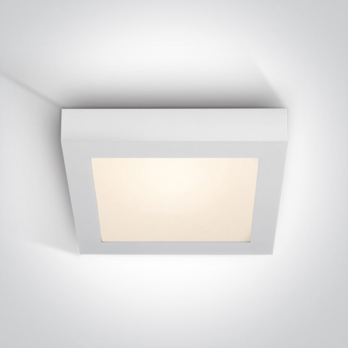 62130AF/W/V: 30W CCT Variable LED slim Ceiling light, IP40. Supplied with non-dimmable LED driver. ..