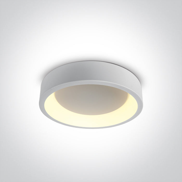 WHITE Ceiling LED 32W CCTV IP20 230V One Light 62132N/W/V
