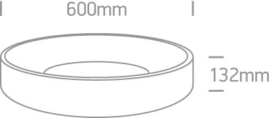 62142N/AN/V: 42W CCT Variable LED Decorative Ceiling, IP20.  Supplied with dimmable driver.  ... Available in Anthracite