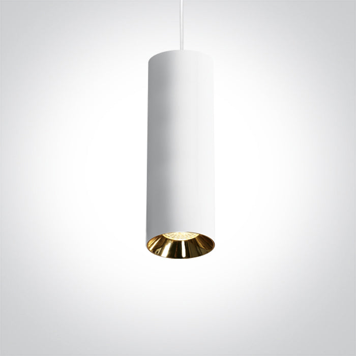 63105M/W WHITE PENDANT GU10 10W DARK LIGHT