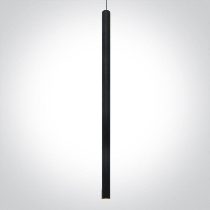 Black 6W COB LED  Cylinder pendant  63108B/B/W