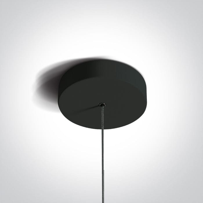 Black 6W COB LED  Cylinder pendant  63108B/B/W