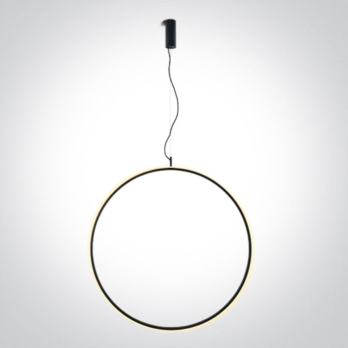 BLACK RING 80cm 40W WW IP20 230V DIMMABLE One Light 63152C/B/W