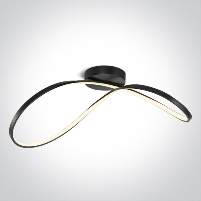 BLACK LED 40W WW IP20 230V DIMMABLE One Light 63154A/B/W