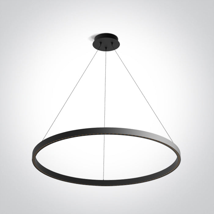 63156/B/W: 50W Warm White Black LED Pendant , IP20.  Complete with non-dimmable driver.  ..
