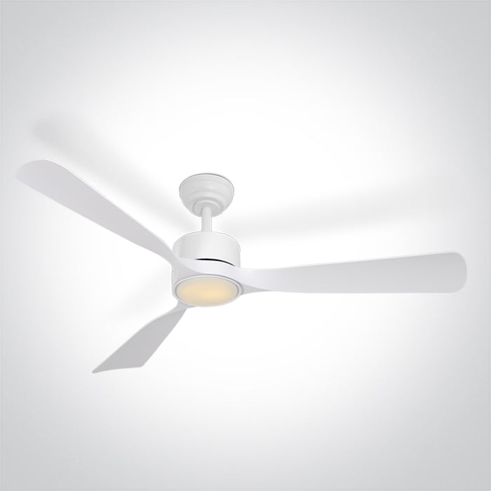 6320/W/V: IP54 32W Rod mounted ceiling fan complete with 22W CCT Variable LED and white ABS blades.  6 Speeds and Winter reverse mode.  Complete with remote control, 15cm and 30cm ceiling rods.  Complies with EN60598-1 and any other specific standards..