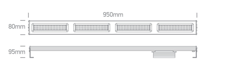 63200L/C LINEAR HIGH BAY 200W CW IP65 120-240V