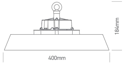 240W SMD LED DALI Industrial High Bay