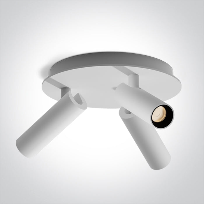 WHITE 3x5W WW IP20 230V One Light 65004D/W/W