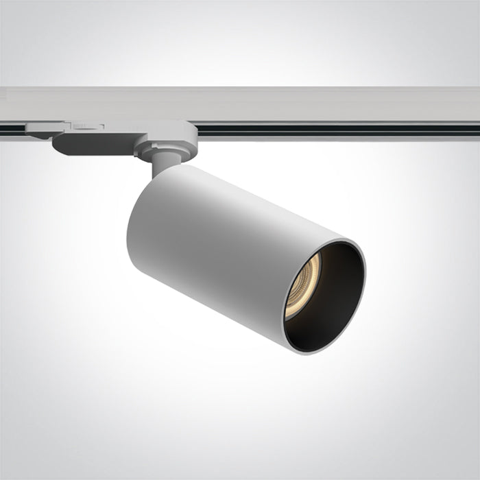 WHITE 10W GU10 3 Circuit TRACK SPOT 100-240V DARK LIGHT One Light 65105DT/W