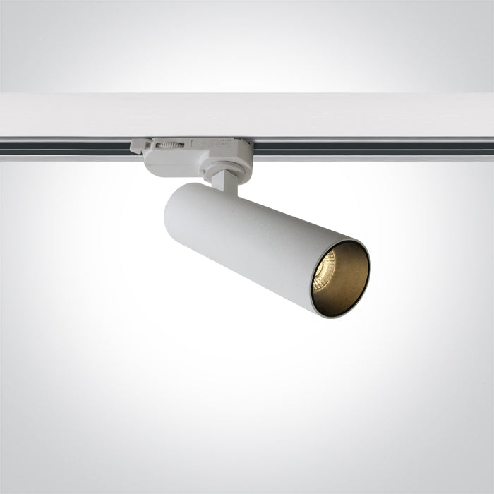 65108T/W/W WHITE COB 8W WW TRACK SPOT 230V DARK LIGHT DIMMABLE