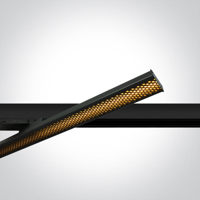 BLACK 30W CCTV HONEYCOMB UGR19 IP20 230V One Light 65172AT/B/V