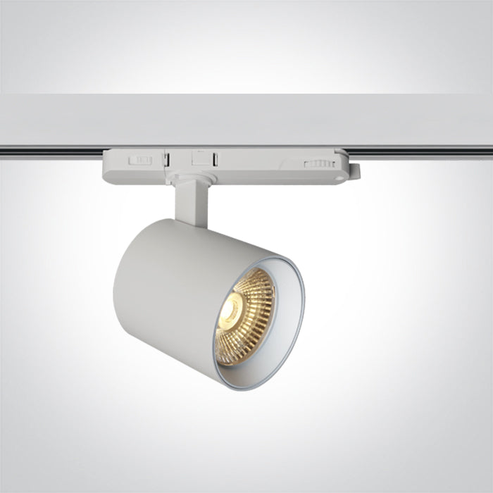 65634BT/W/V WHITE COB 20W PV CCTV TRACK SPOT 230V
