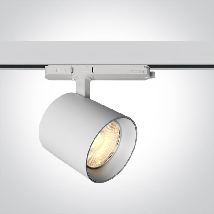 65634DT/W/V WHITE COB 35W PV CCTV TRACK SPOT 230V