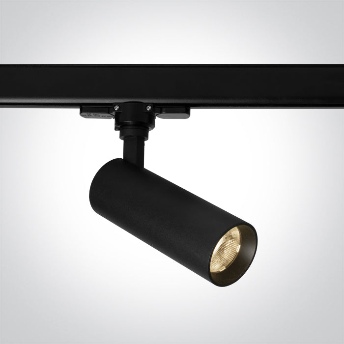 65642AT/B/C BLACK COB 10W CW TRACK SPOT 230V