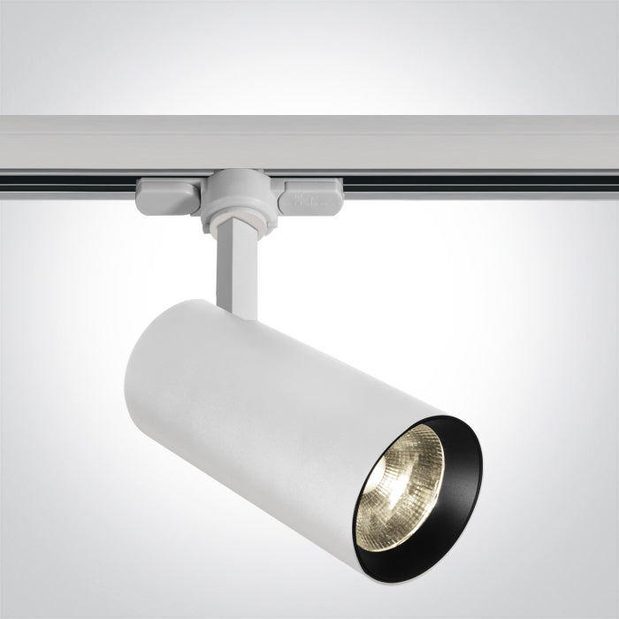 65642BT/W/C WHITE COB 20W CW TRACK SPOT 230V