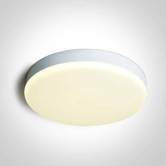 WHITE Ceiling 35W CCT IP65 230V One Light 67220B/W/V