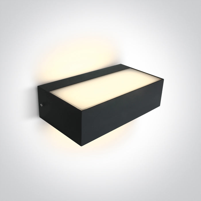 67362C/AN/W ANTHRACITE WALL LIGHT 2x4,5W WW IP54 230v