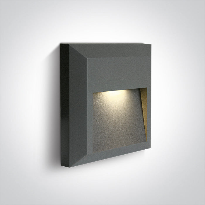 67388B/AN/V: 2W CCT Variable AC LED wall light, IP65, ideal for both indoor and outdoor installation. ... Available in Anthracite