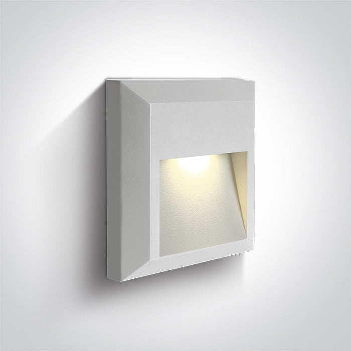 67388B/W/V: 2W CCT Variable AC LED wall light, IP65, ideal for both indoor and outdoor installation.  ..